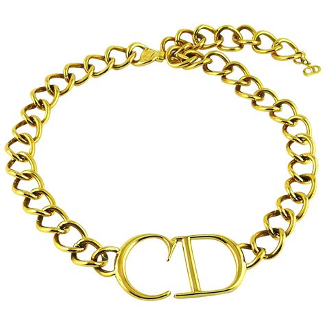 christian dior necklace cd.